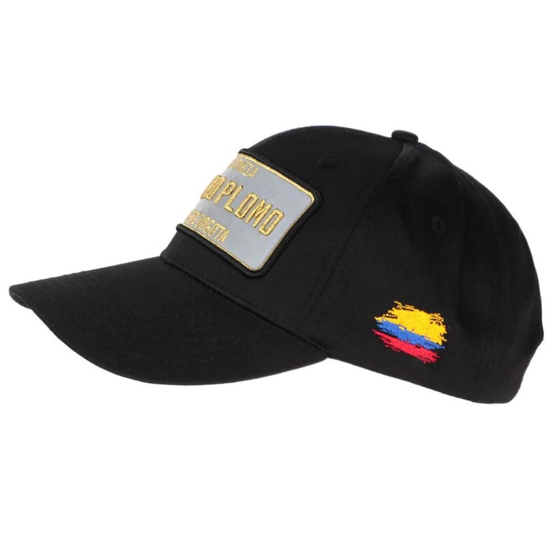 SKR Plata o Plomo Black Reflective Colombia Bogota Baseball Cap