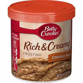 Betty Crocker Rich & Creamy Coconut Pecan Frosting 15.5 oz (Pack of 4)