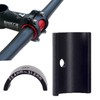 Ieron 1Pair Bike Handlebar Shim 25.4mm to 31.8mm Bicycle Handlebar