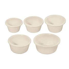 Winco Plain Ramekins, 6-Ounce, Black