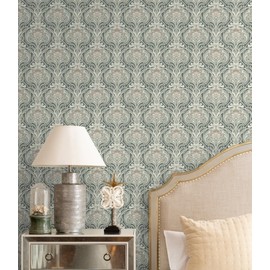 NuWallpaper Fallon Brown Peel and Stick Wallpaper