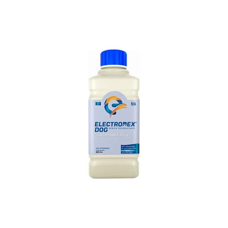 Electrodex Dog Electrolitos Para Perros 4 Pzas Sabor Mora