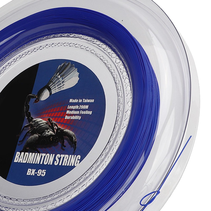 POWERTI Badminton Racquet String High Elasticity Wear Resistant Resin Fibre