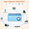 xoppox Led Projector with HDMI USB AV Interfaces 1080p W/