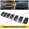Unbranded 7pcs Front Grille Mesh Honeycomb Grill Insert Chrome For