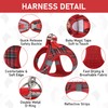 GAMUDA Small Dog Harness Collar and Leash Set, Step in