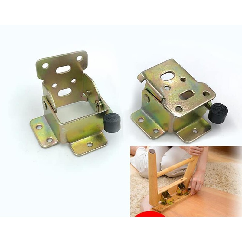 WANLIAN [Pack of 2] 90 Degree Self-Locking Folding Table Leg
