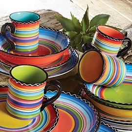 BLACK FOREST DECOR Tequila Sunrise Mugs - Set of 4