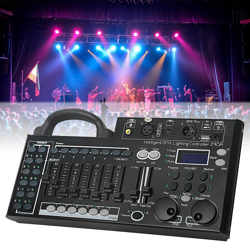 DMX Lighting Console, 240 Channels DMX 512 Controller for dj