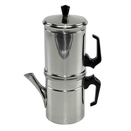 ILSA Aluminium Napoletan Coffee Pot TZ.6, Aluminium, Multicoloured, 6 Cups