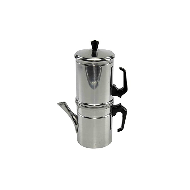 ILSA Aluminium Napoletan Coffee Pot TZ.6, Aluminium, Multicoloured, 6 Cups