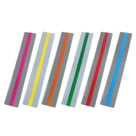 Coufce 18 Pack Guided Reading Strips Highlighter Bookmarks Book Highlighter Strips for Enhanced Reading