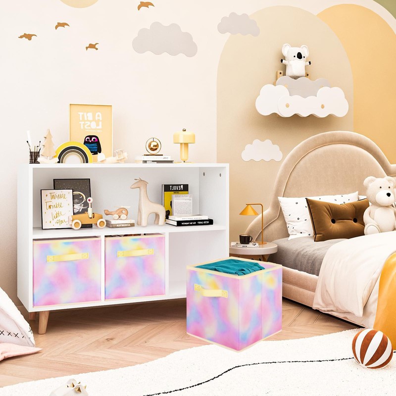 ShellKingdom Storage Bins, Foldable Fabric Storage Cubes And Cloth Storage