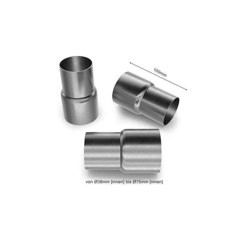 Universal Pipe Reducer from Diameter 38 mm to 75 mm