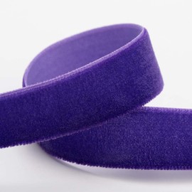 Velvet Ribbon 25mm x 10M - Purple