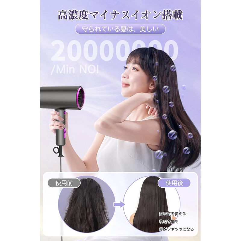 (2025 Innovative Type, High Speed Motor) Dryer, Quick Drying, Large