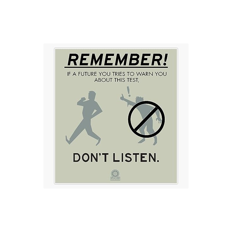 Aperture Laboratories Portal 2 Sticker Bumper Sticker Vinyl Decal 5"