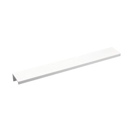 Gedotec Handle strip, furniture handle made of aluminium, 1 piece, cabinet handles with BA 200 - L 250 mm, Raffael, drawer handles, painted white, modern furniture handles, rust-proof, high-quality