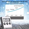 Digital Fridge Thermometer Refrigerator Freezer Thermometer with High Low Temperature