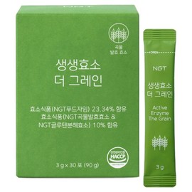 Natural Good Things Live Enzyme The Grain 30p, 1 piece, 90g / 네츄럴굿띵스 생생효소 더 그레인 30p, 1개, 90g