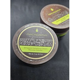 Macadamia Professional Whipped Detailing Cream Mousse Details 2oz (LOT OF 2)