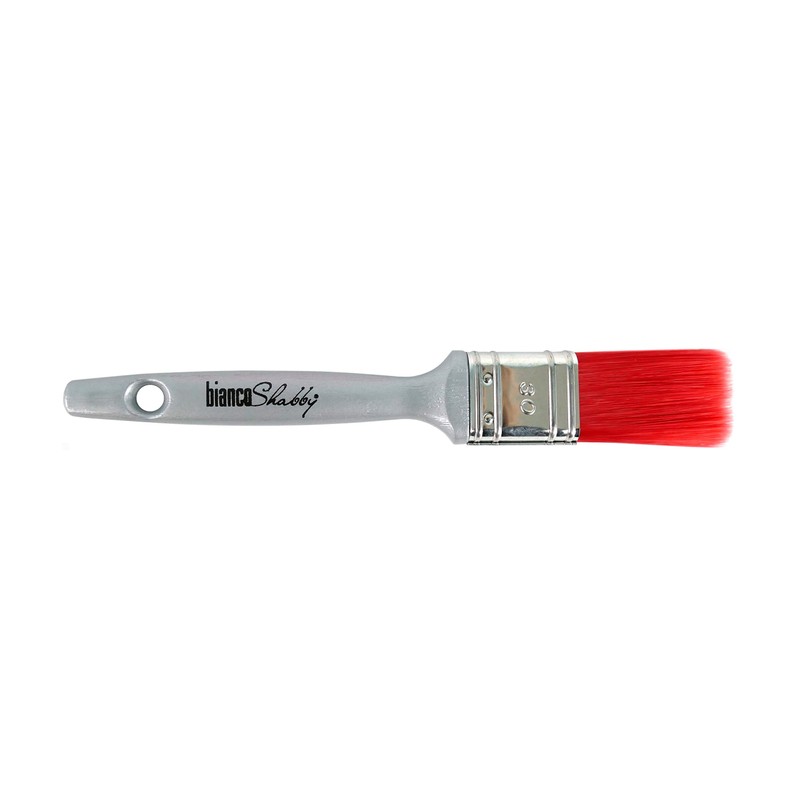 BIANCO SHABBY Set of 2 Professional Paint Brushes for Chalk