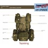 yaos Russian SMERSH M1 Tactical Vest MOLLE Chest Rig Black
