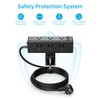 CCCEI Desk Clamp Power Strip with 9 Outlets, Desktop Edge