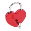 HMF Mini Decorative Padlock with Key in Heart Shape |
