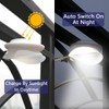 MOLEBIT Solar Gutter Lights Outdoor, 9 LED, Super Bright, Waterproof,