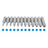 12 Pack 50mm Torx Screwdriver Bit Sets,YuCool 1/4 inch Hex