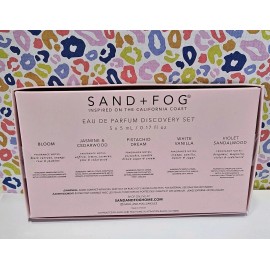 SAND+FOG Exploratory Perfume Oil Rollerball Set Large Discovery Collection New
