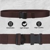 Trimming Shop Nylon Webbing Military-Style Belt, 1.5" Canvas Belt with