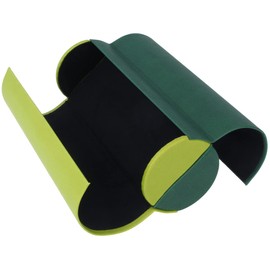 Paule & Knopf Trendy Double Glasses Case Duett Voyage with Magnetic Closure in Various Colours, Green