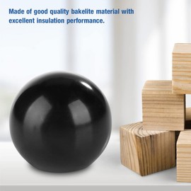 Mango de Bola de Baquelita 5 Piezas Perilla de Palanca de Bola Redonda Negra Aislada M8 * 32 Piezas de Repuesto de Máquina Herramienta