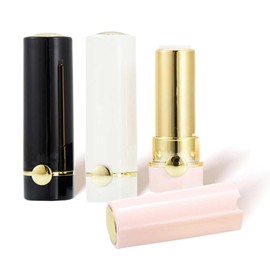 CLOGRATIA Lipstick Case Lip Case Rouge Case Lip Gloss Lip Balm Container Handmade DIY Handmade Pack of 3 Pack of 5, black 5 pcs