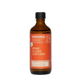 benecos Organic Body Oil Organic Apricot Kernel Oil Pure Shine - Velvety Soft Skin & Glow