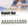10pcs Self Tapping Thread Insert, Insert Slotted Nut for Mechanical