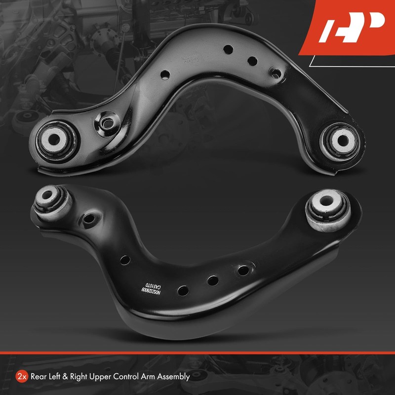 A-Premium 2 x Rear Upper Control Arm with Bushing, Compatible