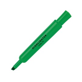 Office Depot Chisel-Tip Highlighter, 100% Recycled Plastic, Green, Pack of 12, OD88672