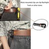 YIUWLMN 2Pcs Cap Flashlight Holder Soft Rubber Material Flashlight Holder