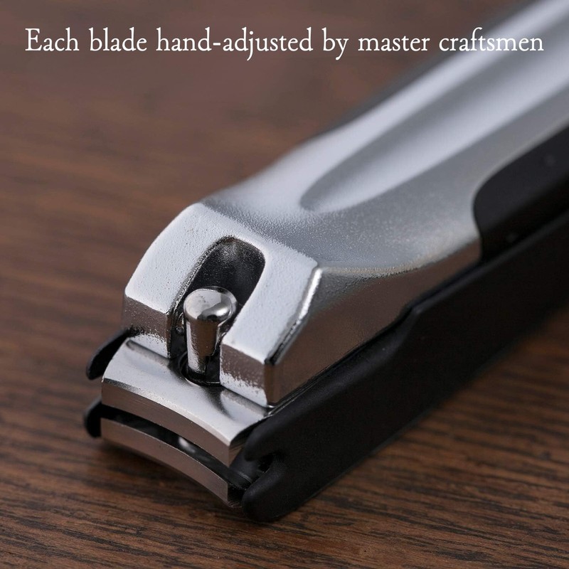 KAI Japanese Nail Clippers With Side Nail File, Stainless Steel,