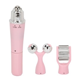 3 in 1 Face Massager Roller V Shaped Skin Tightening Lifting Firming Electric Facial Roller Pink