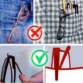 OPTI-CLIP Reading Glasses with Built in Pocket Clip, Scratch Resistant Aspheric Lenses, Spring Loaded Temple Arms for Men and Women (Black, 1.50x)