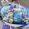 Coferset 5pcs Hydrangea Artificial Flowers Real Touch 20 inch Lifelike
