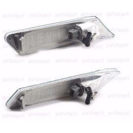 Fer 911 997 OEM Euro Clear Front Side Marker Turn Signal Lens Lights Set L+R