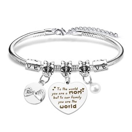 Gifts for Mom from Son Daughter Bracelet For Mom Accessories Mothers Day Gifts from Husband Good Christmas Gifts for Your Mom Mother's Day Gifts Ideas Valentine's Day Gift Thanksgiving Gifts