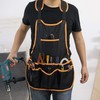 JBBERTH Utility Canvas Work Apron with 16 Pockets, Tool Apron,