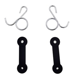 4 Pack Bagger Latch Grass Chute with Hook 532160793 160793 for Husqvarna Poulan Roper Sears Craftsman AYP