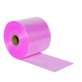 Aviditi Anti-Static Poly Tubing Roll, 8" x 2150', 2 Mil, Pink - for Custom Sized Poly Bags to Package and Store Electronic Components and Accessories